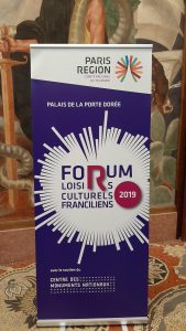 Kakémono Forum des Loisirs Culturels Franciliens
