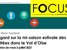 Focus n° 8 : Flux Vision Tourisme - Regard sur la mi-saison estivale des nuitées dans le Val d’Oise